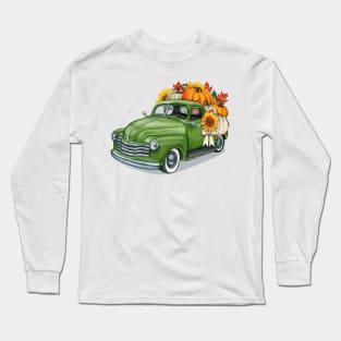 Fall - Pickup full Pumpkins Long Sleeve T-Shirt